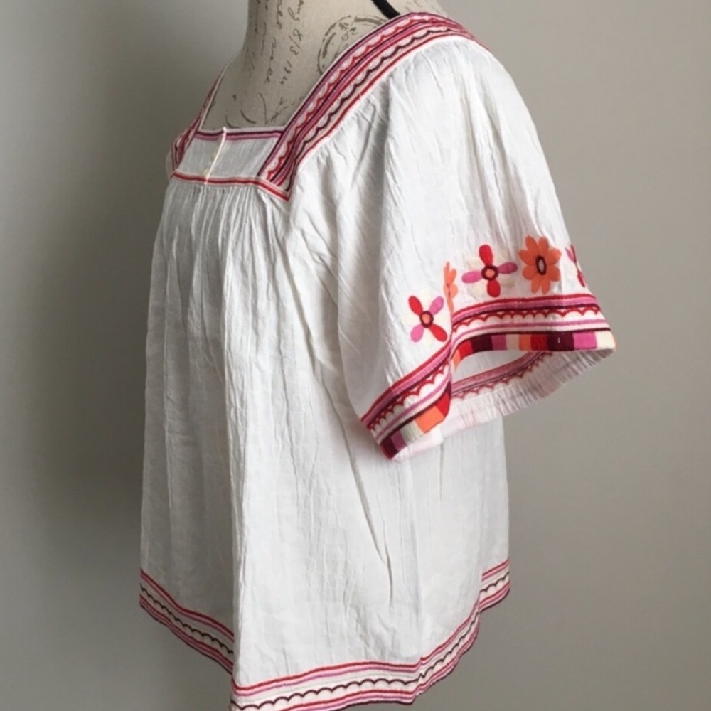 Madewell Embroidered Sandblossom Top - Picture 2 of 8